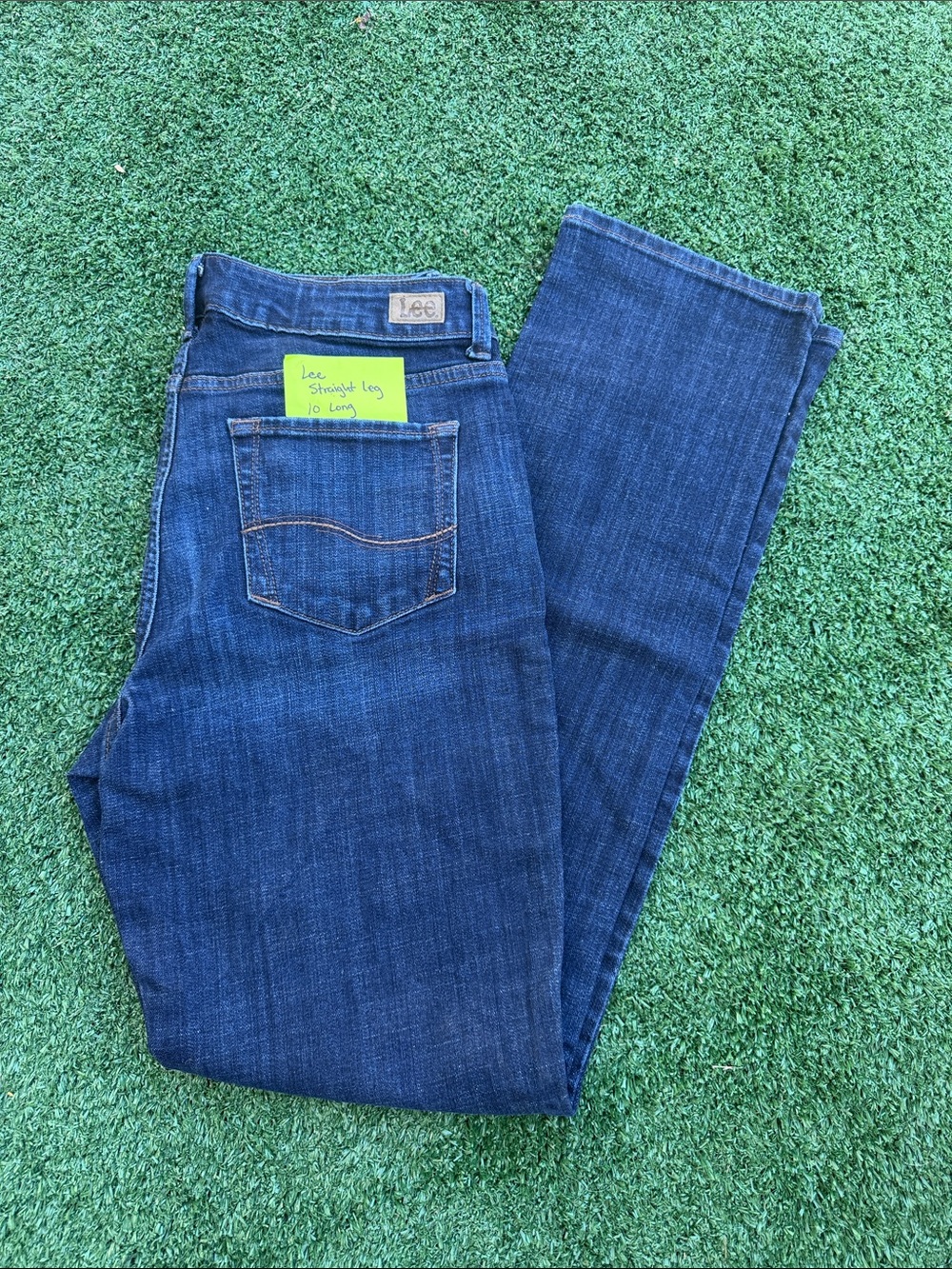 Lee Indigo Straight Leg Jeans